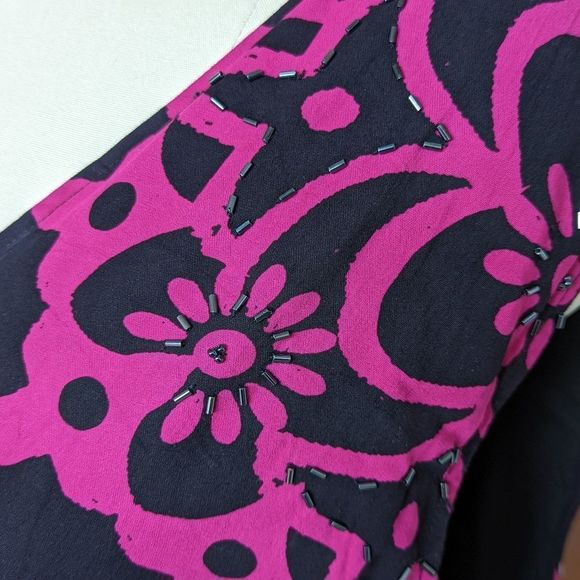 Free people geodesic dunes beaded dress L - Picture 14 of 15